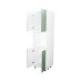 Soldat 60 cu 4 usi cu spatiu cuptor Zebra MDF verde drept